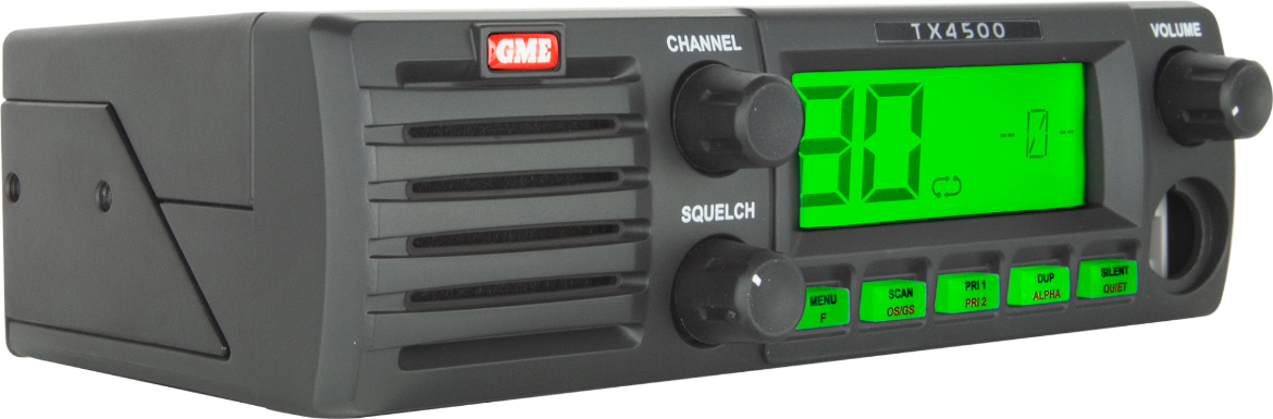 Picture of GME 5 Watt DIN Mount UHF CB Radio with ScanSuite™