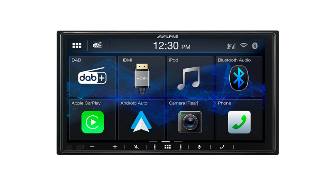 Picture of Alpine 7” AV DAB+ Receiver with Apple CarPlay / Android Auto / Bluetooth / HDMI / Dual Camera