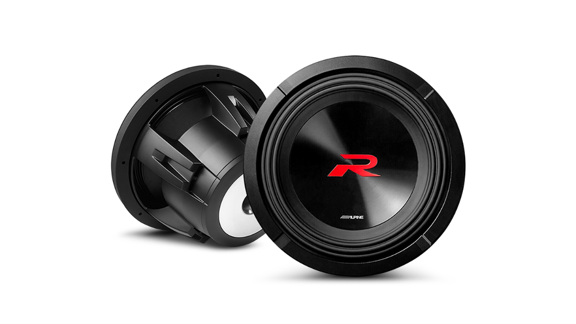 Picture of Alpine R-Series 10” Subwoofer with Dual 4Ω Voice Coils