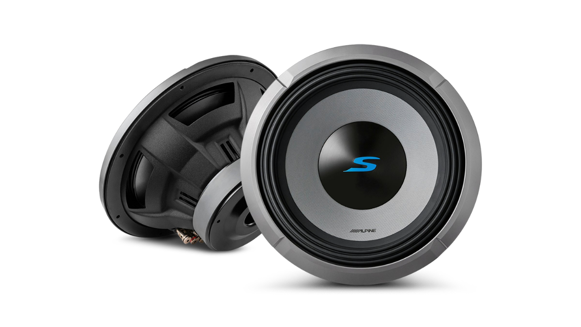 Picture of Alpine S-Series 12” Subwoofer with Dual 4Ω Voice Coils