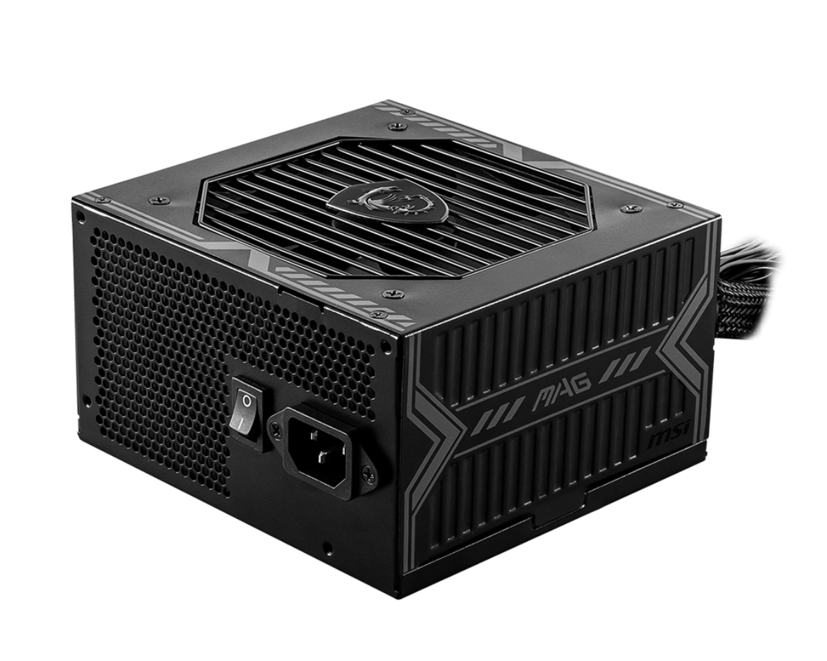 Picture of MSI 650W Power Supply, 80+ Bronze Rating, 12V, ATX, Black (PS-MSI-MAG A650BM)