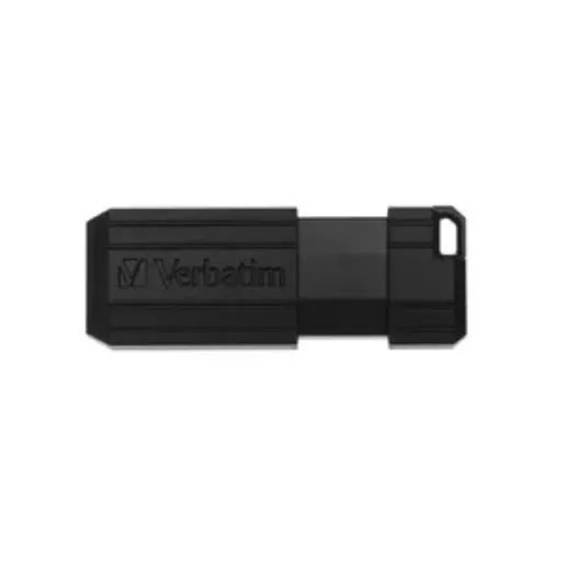 Picture of Verbatim Store’n’Go Pinstripe USB Drive 16GB - Black