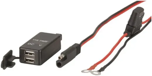 Picture of Powertech 12/24VDC Dual USB Charger with Voltage Display