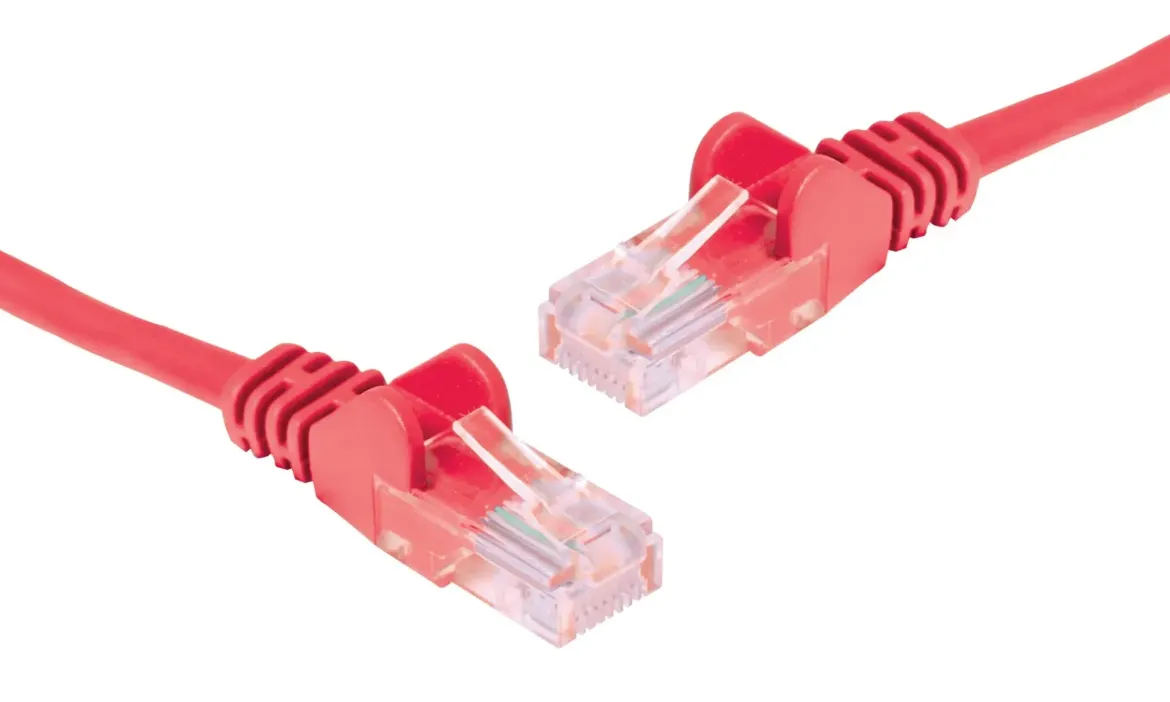 Picture of Dyanlink CAT6 Patch Lead Red 0.3m