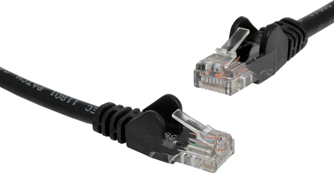 Picture of Dynalink Patch Lead CAT6 Black 3m