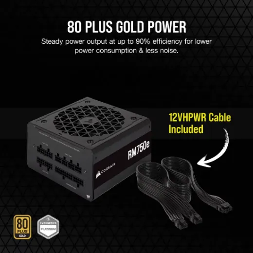 Picture of Corsair RMe Series™ RM750e Fully Modular Low-Noise ATX Power Supply