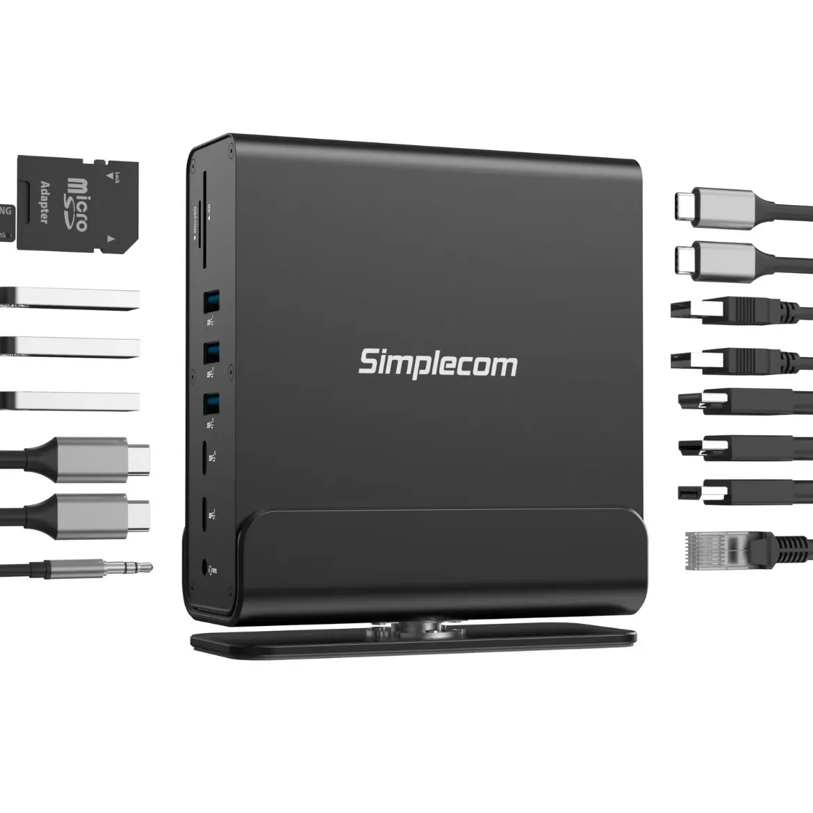 Picture of Simplecom 15-in-1 USB-C 4K Triple Display MST Docking Station