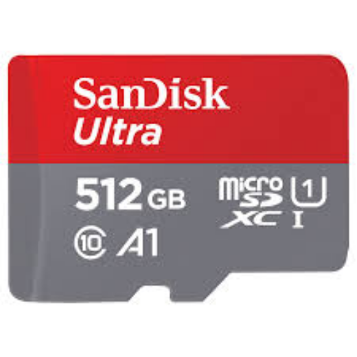 Picture of SanDisk 512GB Ultra MicroSDXC Memory Card