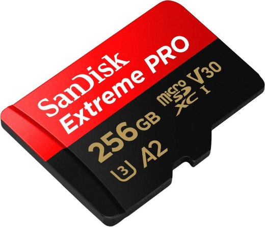 Picture of SanDisk Extreme Pro MicroSDXC 256GB Memory Card