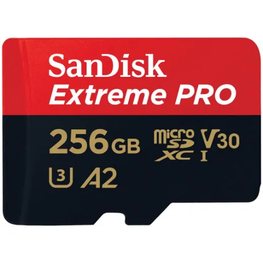 Picture of SanDisk Extreme Pro MicroSDXC 256GB Memory Card