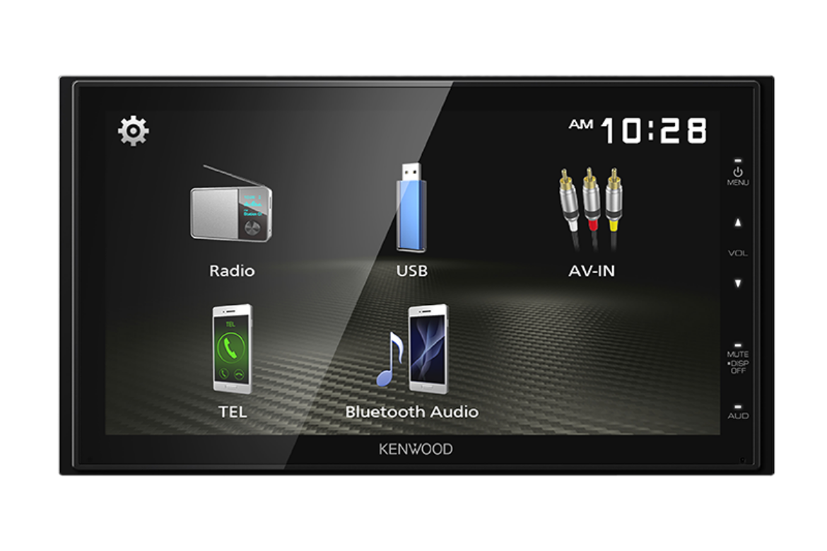 Picture of Kenwood 2-DIN Mechless AV Receiver with Bluetooth