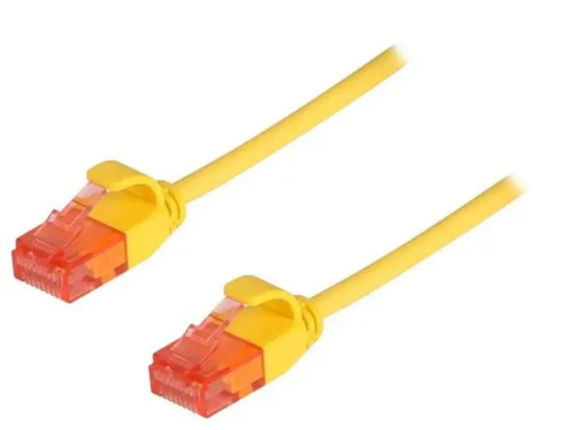 Picture of Prolink Yellow 1m Cat6 UTP Ultra Thin Ethernet Patch Cable