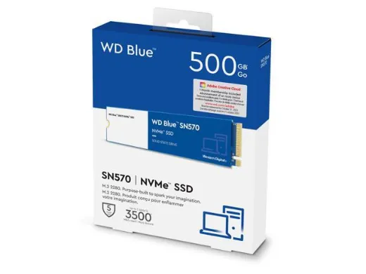 Picture of Western Digital Blue SN570 500GB NVMe SSD