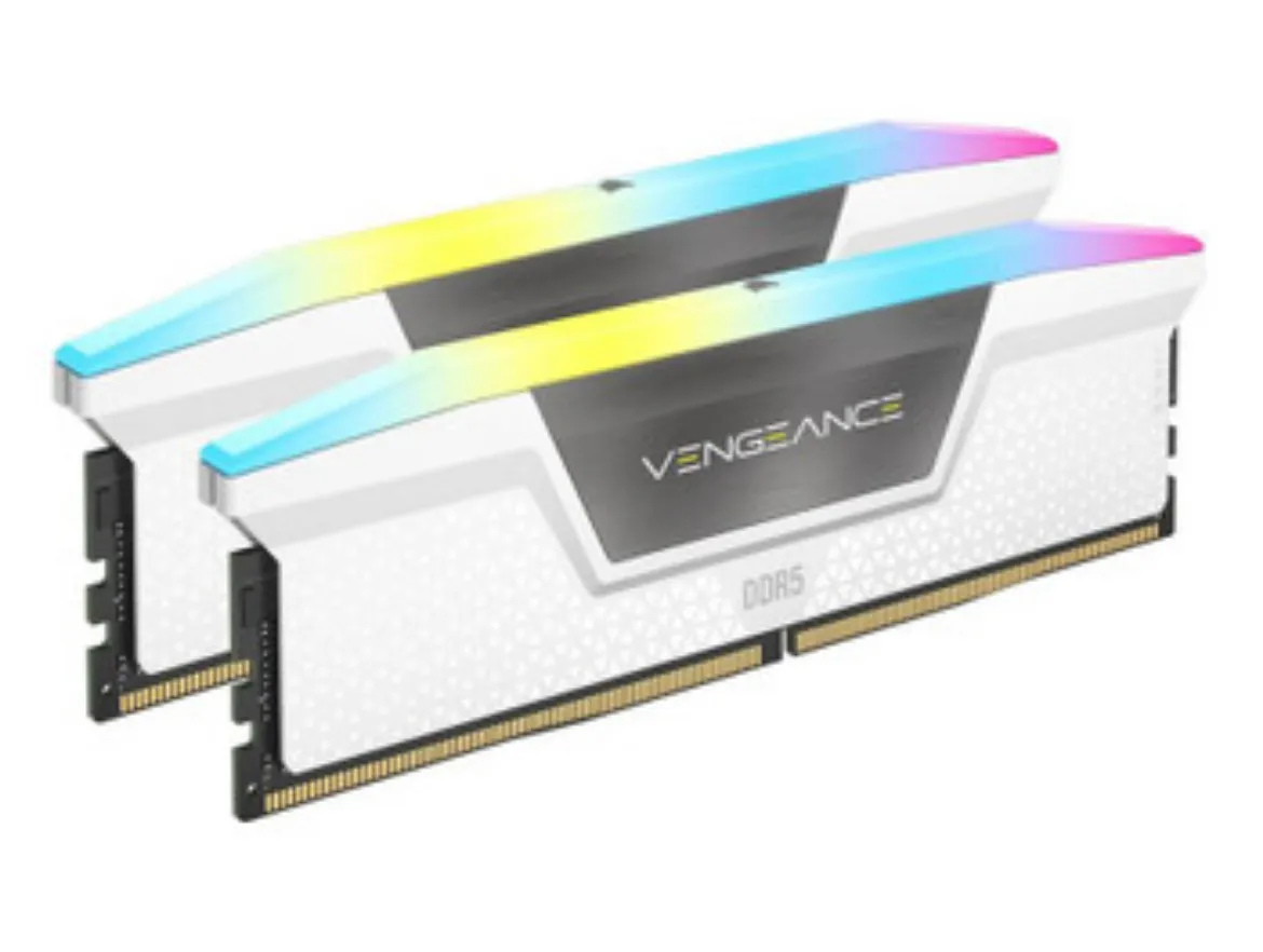 Picture of Corsair Vengeance RGB 32GB DDR5 5200MHz White