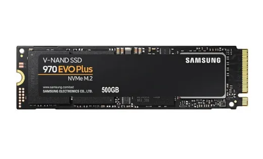 Picture of Samsung 970 EVO Plus 500GB PCIe NVMe SSD