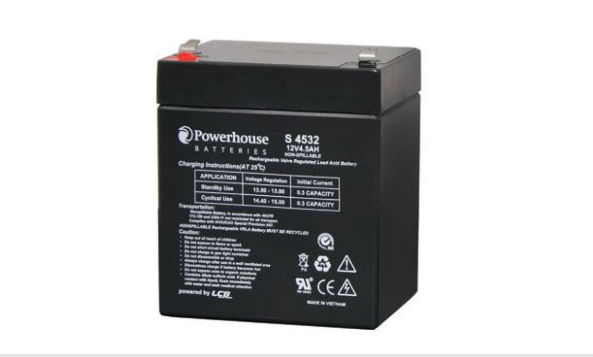 Picture of PowerHouse 12V 4.5Ah SLA Battery