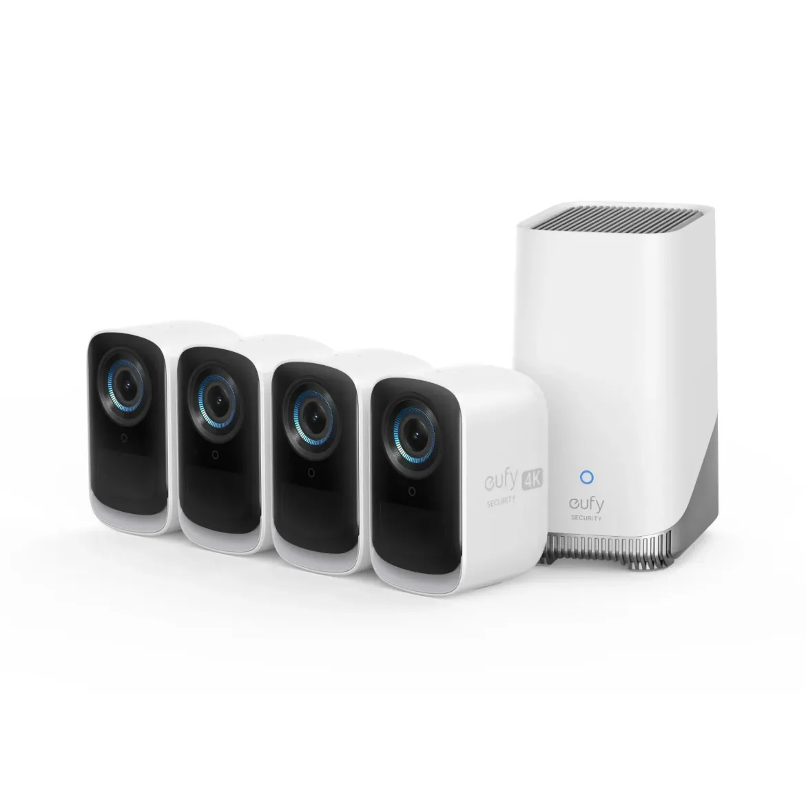 Picture of EufyCam 3C 4K Security Camera 4-Pack + HomeBase 3