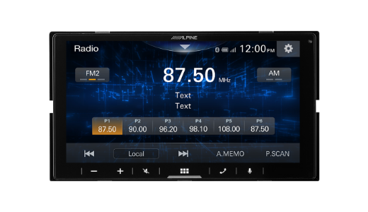 Picture of Alpine iLX-W770A Receiver, 7” Display / Lighting Link / Wireless Apple CarPlay / Wireless Android Auto / FLAC / MP3 / WMA / AAC / Bluetooth