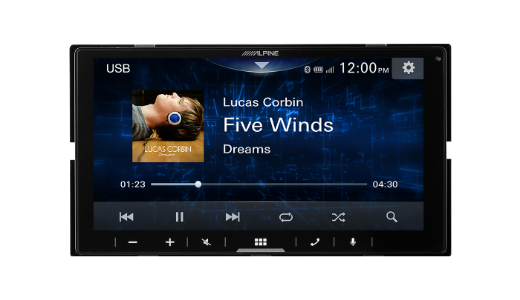 Picture of Alpine iLX-W770A Receiver, 7” Display / Lighting Link / Wireless Apple CarPlay / Wireless Android Auto / FLAC / MP3 / WMA / AAC / Bluetooth