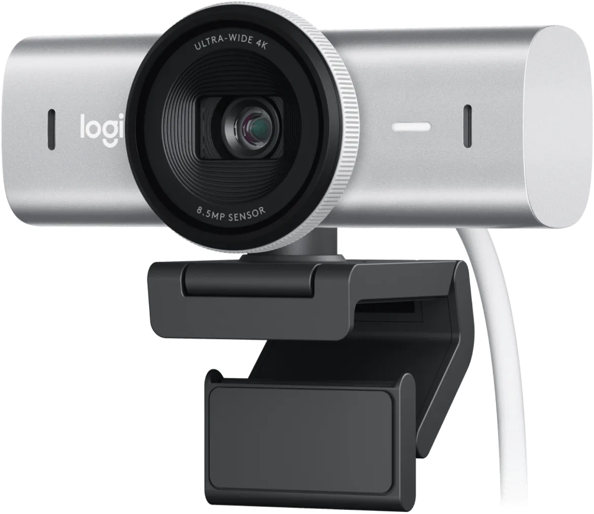 Picture of Logitech MX Brio 4K Ultra HD Collaboration and Streaming Webcam - Pale Grey