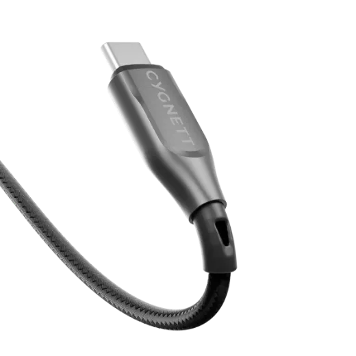 Picture of Cygnett Armoured USB-C to USB-A (2.0) Cable (1M) - Black