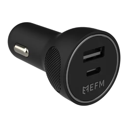 Picture of EFM 48W Dual Port Car Charger with Power Delivery & PPS