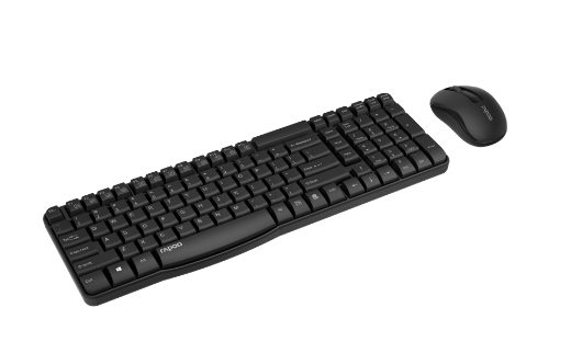 Picture of RAPOO X1800S Black Wireless Mouse & Keyboard Combo