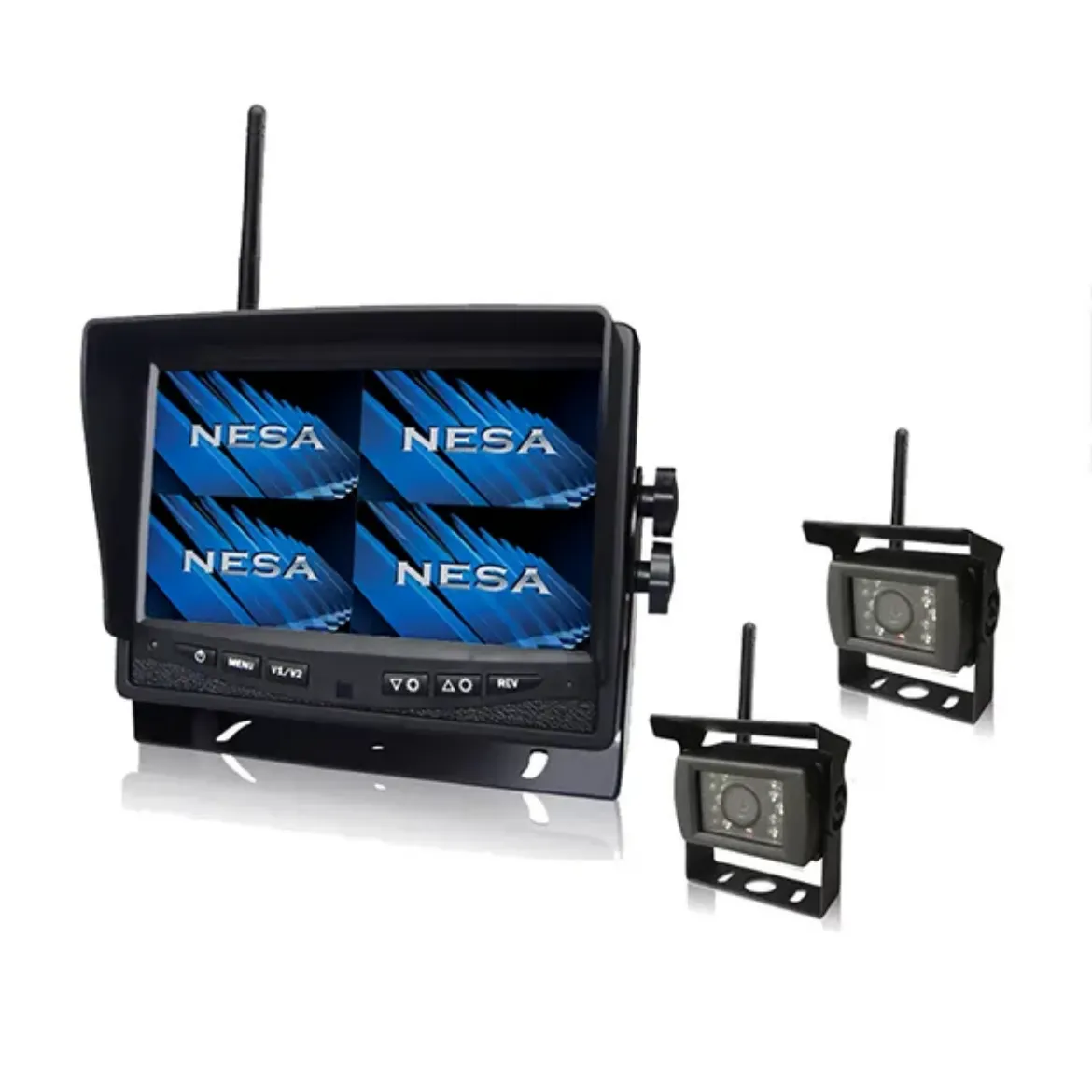 Picture of NESA 2.4GHz Wireless 7” Monitor with 2x HD Cameras