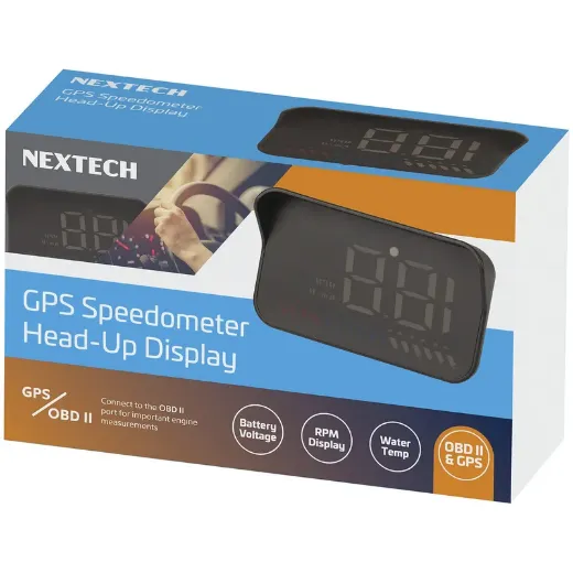 Picture of NexTech GPS Speedometer Head Up Display with OBDII Data