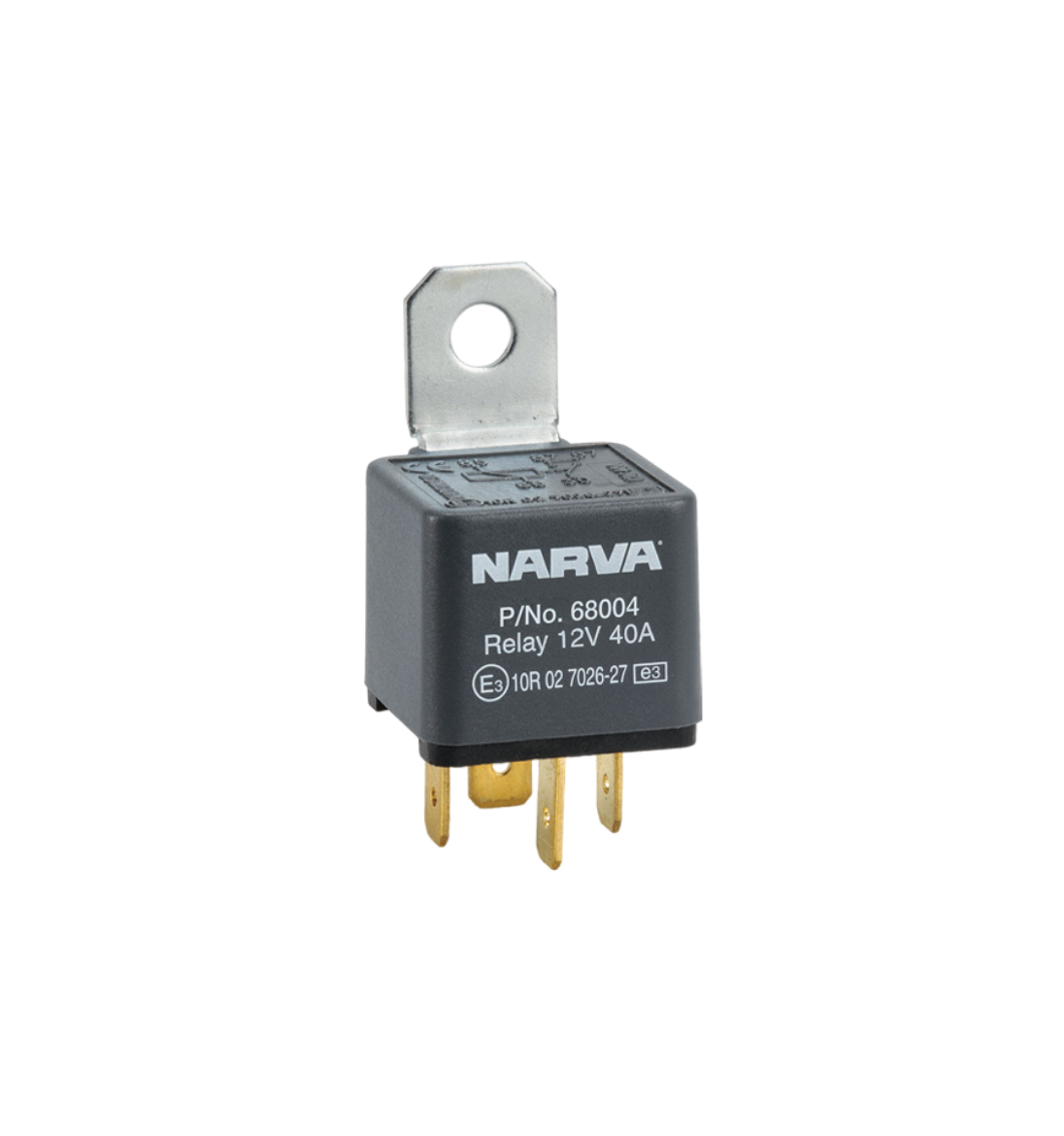 Picture of Navra 68004 12V 40Amp Normally Open Relay 4 Pin