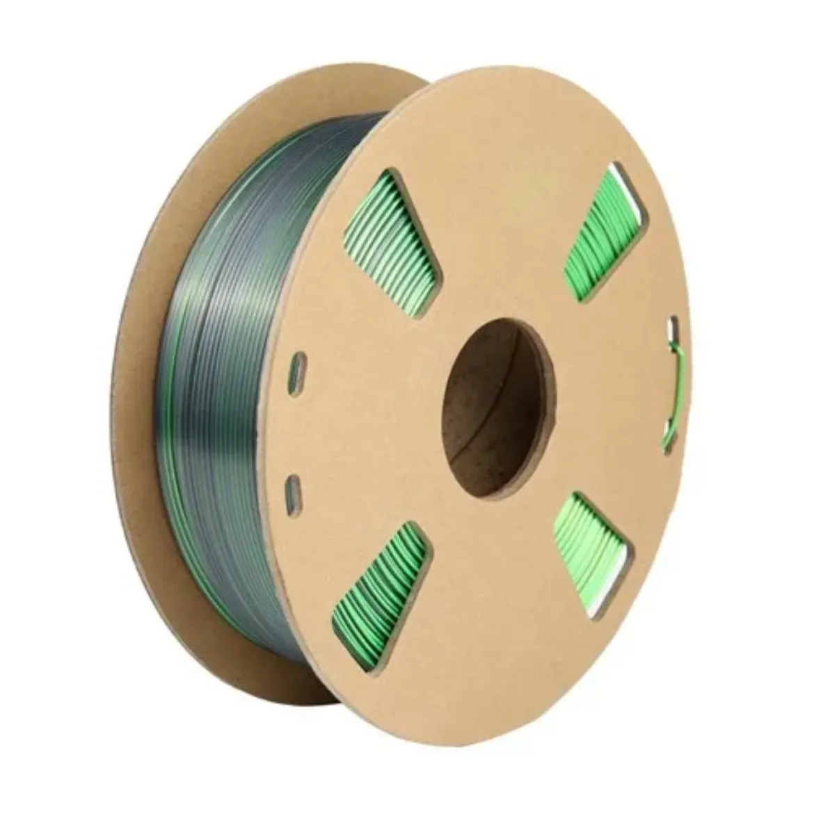 Picture of Protech Tri-Chroma Silk Gold, Green and Black PLA Filament