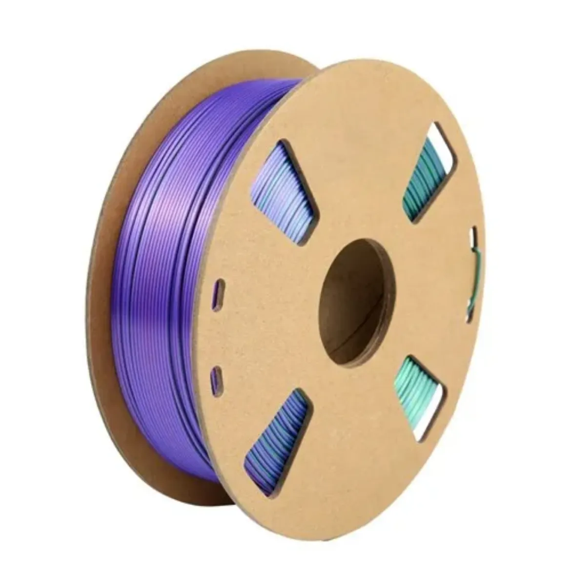 Picture of Protech Tri-Chroma Silk Red Copper, Purple and Dark Green PLA Filament