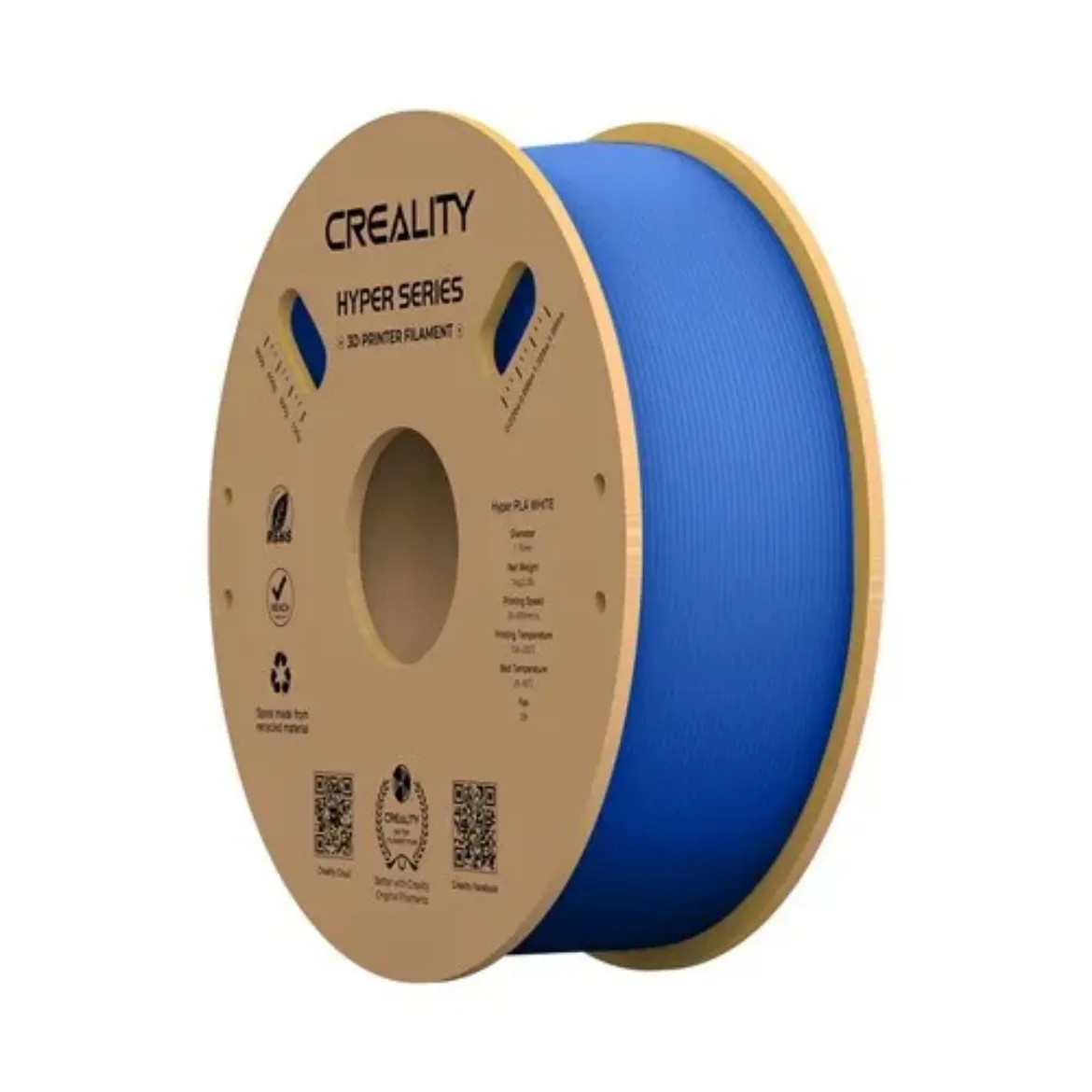 Picture of 1.75mm Blue Creality Hyper PLA Filament 1kg Roll