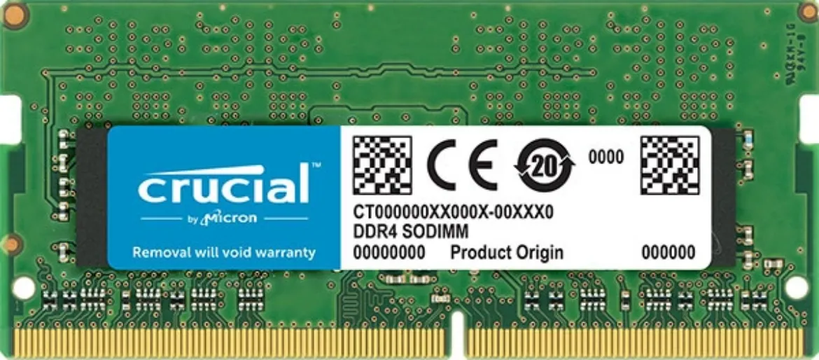 Picture of Crucial 8GB DDR4 3200MHz SODIMM RAM