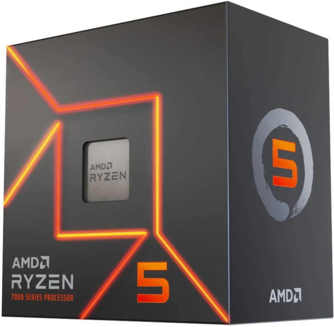 Picture of AMD Ryzen 5 7600 Processor with Wraith Stealth Cooler & Radeon Graphics (6 Cores/12 Threads)