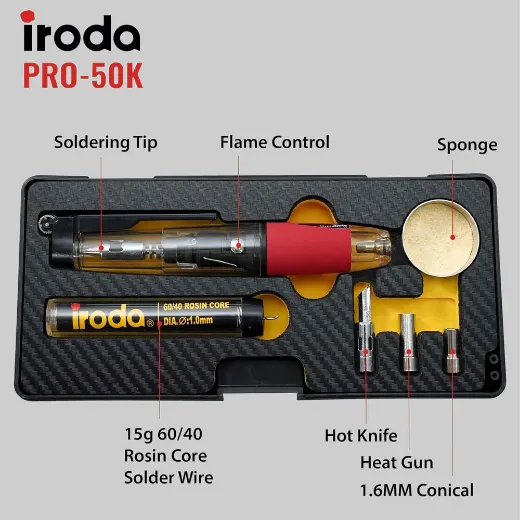 Picture of Solderpro 50K 70W Gas Soldering Iron Kit